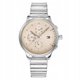 Tommy Hilfiger Blake Pink Dial Silver Steel Strap Watch for Women - 1781904 Authentic Buy Shop Now