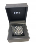 Hugo Boss Distinct Black Dial Black Rubber Strap Watch for Men - 1513855 Authentic Buy Shop Now