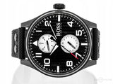 Hugo Boss Aeroliner Maxx Quartz Black Dial Black Nylon Strap Watch For Men - HB1513086 Authentic Buy Shop Now