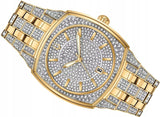 Bulova Phantom Crystal Silver Dial Two Tone Steel Strap Watch for Men - 98B323 Authentic Buy Shop Now