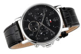 Tommy Hilfiger Daniel Black Dial Black Leather Strap Watch for Men - 1710381 Authentic Buy Shop Now