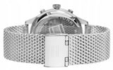 Tommy Hilfiger Gavin Chronograph Quartz Grey Dial Silver Mesh Bracelet Watch for Men - 1791466 Authentic Buy Shop Now