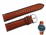 Fossil Townsman Chronograph Blue Dial Brown Leather Strap Watch for Men - FS5279 Authentic Buy Shop Now