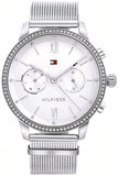 Tommy Hilfiger Blake Diamonds Silver Dial Silver Mesh Bracelet Watch for Women - 1782301 Authentic Buy Shop Now