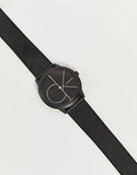 Calvin Klein Minimal Black Dial Black Mesh Bracelet Watch for Men - K3M514B1 Authentic Buy Shop Now