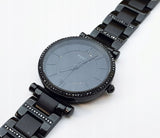 Fossil Carlie Black Dial Black Steel Strap Watch for Women - ES4488 Authentic Buy Shop Now
