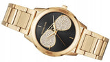 Michael Kors Hartman Analog Quartz Black Dial Gold Steel Strap Watch For Women - MK3647 Authentic Buy Shop Now