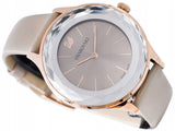 Swarovski Octea Nova Grey Dial Grey Leather Strap Watch for Women - 5295326 Authentic Buy Shop Now