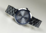 Michael Kors Garner Chronograph Quartz Blue Dial Blue Steel Strap Watch For Women - MK6410 Authentic Buy Shop Now