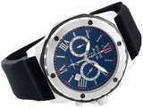 Bulova Marine Star Blue Dial Black Silicone Strap Watch for Men - 98B258 Authentic Buy Shop Now