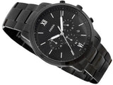 Fossil Neutra Chronograph Black Dial Black Steel Strap Watch for Men - FS5474 Authentic Buy Shop Now