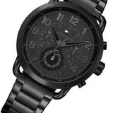 Tommy Hilfiger Briggs Black Dial Black Steel Strap Watch for Men - 1791423 Authentic Buy Shop Now