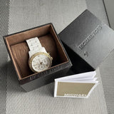 Michael Kors Runway White Dial White Steel Strap Watch for Women - MK5237 Authentic Buy Shop Now