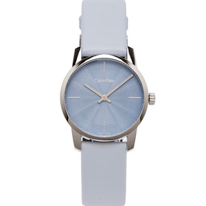 Calvin Klein City Blue Dial Blue Leather Strap Watch for Women - K2G231VN Authentic Buy Shop Now