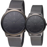 Calvin Klein Minimal Black Dial Black Mesh Bracelet Watch for Men - K3M214B1 Authentic Buy Shop Now