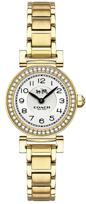 Coach Madison White Dial Gold Steel Strap Watch for Women - 14502403 Authentic Buy Shop Now