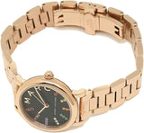 Marc Jacobs Roxy Black Dial Rose Gold Steel Strap Watch for Women - MJ3569 Authentic Buy Shop Now