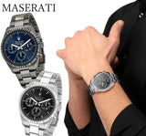 Maserati Competizione Chronograph Quartz Black Dial Watch For Men - R8853100023 Authentic Buy Shop Now