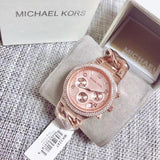 Michael Kors Runway Rose Gold Dial Rose Gold Steel Strap Watch for Women - MK3247 Authentic Buy Shop Now