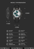 Emporio Armani Renato Chronograph Silver Dial Black Leather Strap Watch for Men - AR11473 Authentic Buy Shop Now