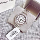 Michael Kors Kerry Silver Tone Silver Steel Strap Watch for Women - MK3311 Authentic Buy Shop Now