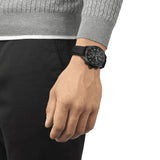 Tissot Chrono XL Vintage Black Dial Black Leather Strap Watch For Men - T116.617.36.052.00 Authentic Buy Shop Now