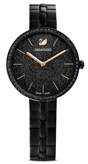 Swarovski Cosmopolitan PVD Black Dial Black Steel Strap Watch for Women - 5547646 Authentic Buy Shop Now