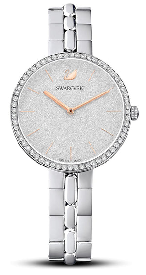Swarovski Cosmopolitan Diamond Powder Silver Dial Silver Steel Strap Watch for Women - 5517807 Authentic Buy Shop Now