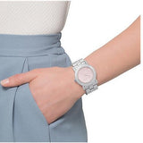 Marc Jacobs Amy Life Pink Dial Silver Steel Strap Watch for Women - MBM3300 Authentic Buy Shop Now
