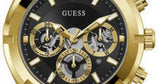 Guess Continental Black Dial Black Rubber Strap Watch for Men - GW0262G2 Authentic Buy Shop Now