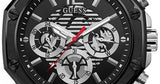 Guess Momentum Black Dial Red Rubber Strap Watch for Men - GW0263G3 Authentic Buy Shop Now