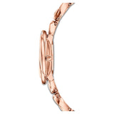 Swarovski Crystal Flower Silver Dial Rose Gold Steel Strap Watch for Women - 5547626 Authentic Buy Shop Now