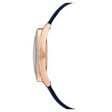 Swarovski Crystalline Aura Blue Dial Blue Leather Strap Watch for Women - 5519447 Authentic Buy Shop Now