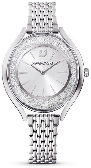 Swarovski Crystalline Aura Silver Dial Silver Steel Strap Watch for Women - 5519462 Authentic Buy Shop Now