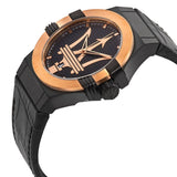 Maserati Potenza Quartz Black Dial Black Leather Strap Watch For Men - R8851108032 Authentic Buy Shop Now