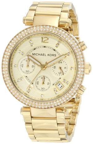Michael Kors Parker Gold Dial Gold Steel Strap Watch for Women - MK5632 Authentic Buy Shop Now