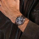 Tommy Hilfiger Austin Grey Dial Brown Leather Strap Watch for Men - 1791637 Authentic Buy Shop Now
