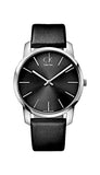 Calvin Klein City Black Dial Black Leather Strap Watch for Men - K2G21107 Authentic Buy Shop Now