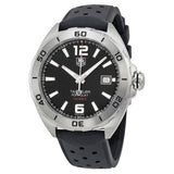 Tag Heuer Formula 1 Automatic Black Dial Black Rubber Strap Watch for Men - WAZ2113.FT8023 Authentic Buy Shop Now
