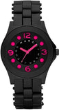 Marc Jacobs Pelly Black Dial Black Silicone Strap Watch for Women - MBM2508 Authentic Buy Shop Now
