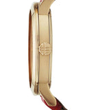 Burberry The City Gold Dial Orange Leather Strap Watch for Women - BU9017 Authentic Buy Shop Now