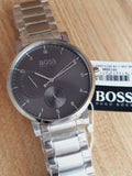 Hugo Boss Oxygen Grey Dial Silver Steel Strap Watch for Men - 1513596 Authentic Buy Shop Now