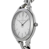 Michael Kors Slim Runway Silver Dial Silver Steel Strap Watch for Women - MK3279 Authentic Buy Shop Now