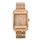 Burberry Nova Check Quartz Rose Gold Dial Rose Gold Steel Strap Watch for Women - BU1578 Authentic Buy Shop Now