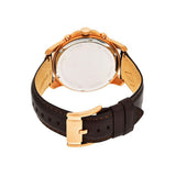 Fossil Grant Chronograph White Dial Brown Leather Strap Watch for Men - FS4991 Authentic Buy Shop Now