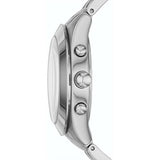 Marc Jacobs Peeker Chronograph Silver Dial Silver Steel Strap Watch for Women - MBM3371 Authentic Buy Shop Now
