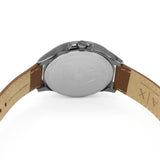 Armani Exchange Hampton Chronograph Grey Dial Brown Leather Strap Watch For Men - AX2414 Authentic Buy Shop Now