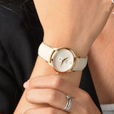 Tissot T Lady Bella Ora Mother of Pearl Dial Cream Leather Strap Watch for Women - T103.310.36.111.00 Authentic Buy Shop Now