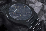 D1 Milano Ultra Thin Two Tone Black Steel Strap Watch for Men - D1-UTBJ31 Authentic Buy Shop Now