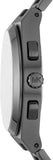 Michael Kors Lennox Chronograph Black Dial Grey Steel Strap Watch For Men - MK9118 Authentic Buy Shop Now
